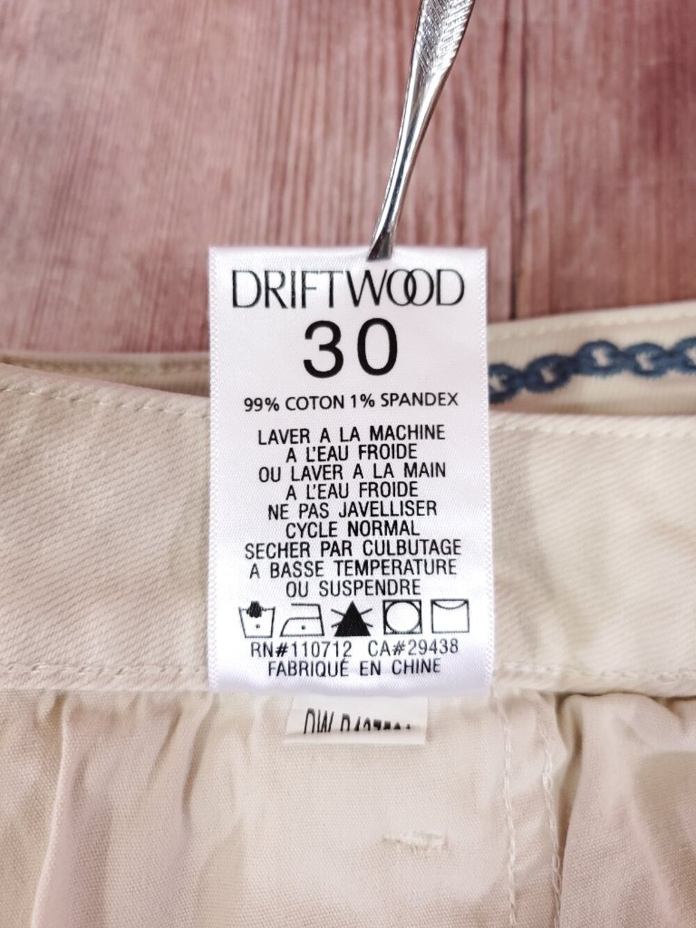 Driftwood Womens 30x26 Barbara Barrel Leg Embroidered Jeans Cream Floral Boho - Picture 11 of 15